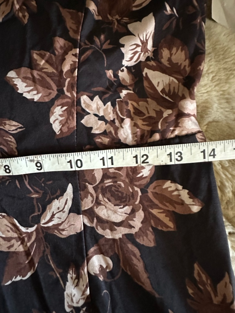 Floral Ruffle Hem Dress - Picture 10 of 11
